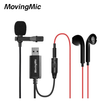 MovingMic UL1 Pro PC Vocal Tieclip USB Microphone with Wire: Your Ultimate Audio Solution for Streaming and Recording