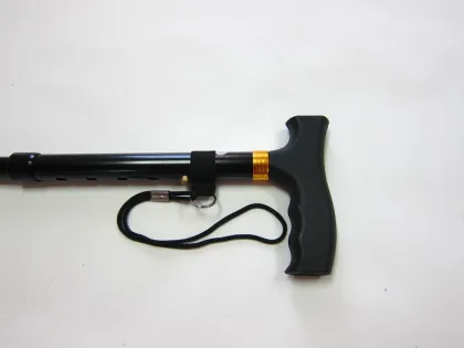 Hot Sale Black Fritz Style Foldable Walking Cane