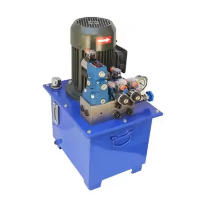 hydraulic power unit for snow plow