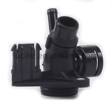 Water Outlet Cooling Hose Connector and Flange Replacement for AUDI Q3, TT, VW CC, Jetta