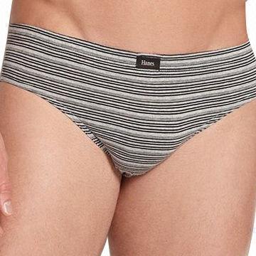 Low-rise Men's Briefs with Highly Elastic Band and Comfortable Fitting, Customized Designs Available