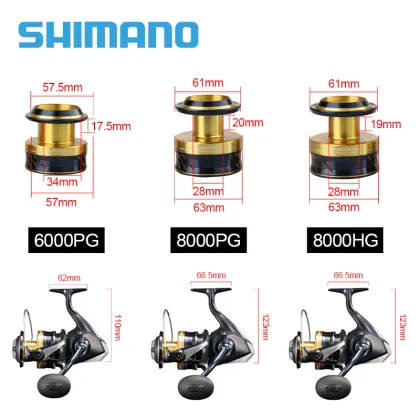 2021 Shimano Spheros SW 6000/8000 Surf Spinning Fishing Reel