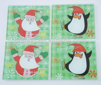 tempered glass coaster