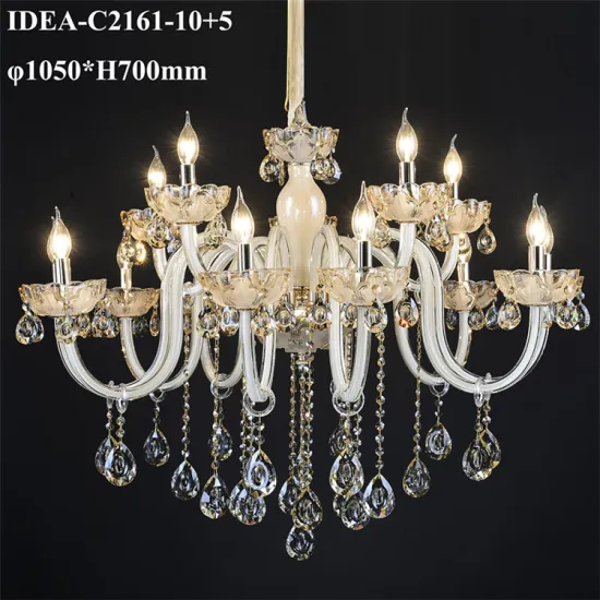 decorative glass lights home candle chandelier
