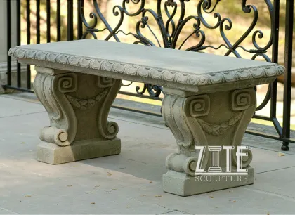 New Products garden bench stone
