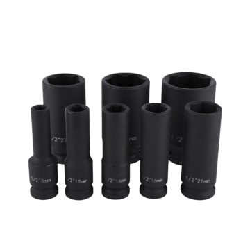 1/2 Inch Industrial Grade Small Wind Cannon Socket Head Hexagonal 78mm Long Socket Size 8-46MM