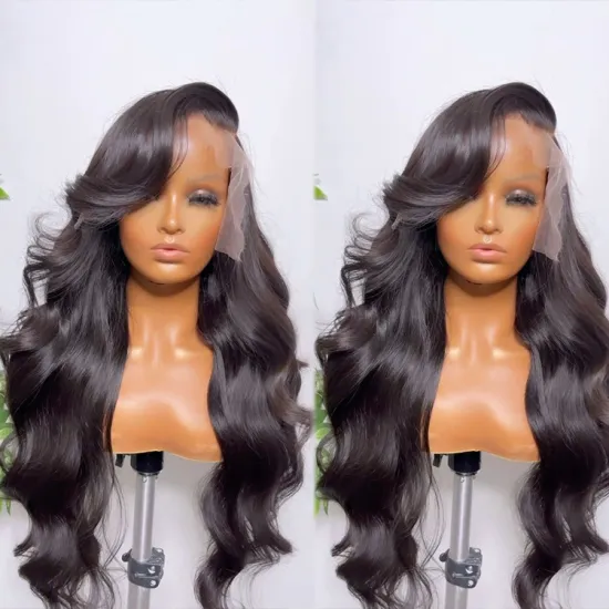 Glueless Pre Plucked 13x4 HD Lace Front Brazilian Body Wave Wig for Black Women