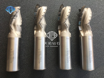 PCD spiral router bit Z3+3