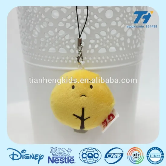 Custom stuffed child toy mobile phone screen cleaner