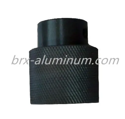 Hard anodized aluminum alloy part