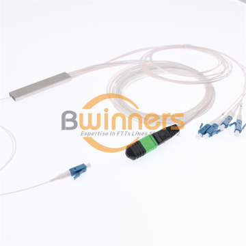 Optical Cable Splitter with 4 LCUPC and MPO 12