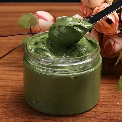Private label blackhead removal green tea clay mask