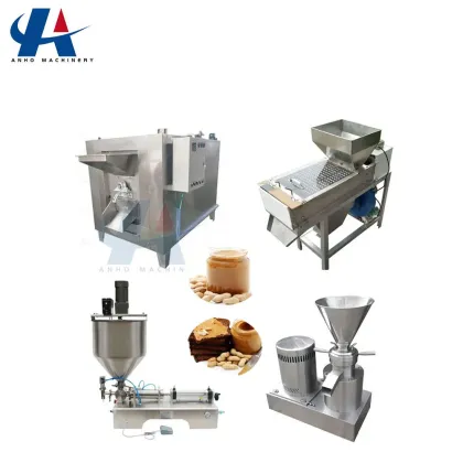Stable 200kg/h Automated Peanut Butter Manufacturing Plant