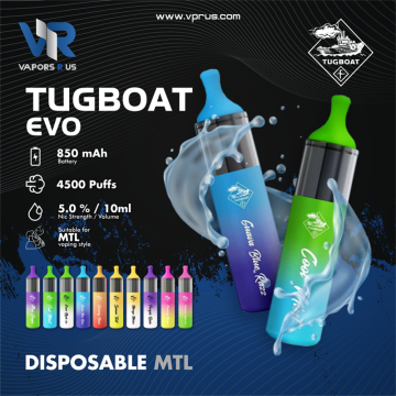 Wholesale Tugboat Evo 4500 Disposable Vape All Flavors