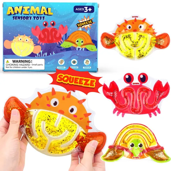 Decompression Toy: Non-Toxic Pressure Relief Squeeze Tube with Premium Feel for Adults and Children