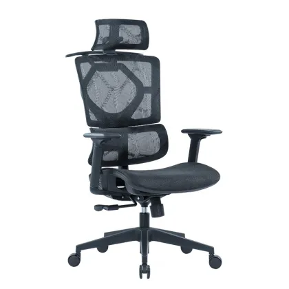 Modern Office Ergonomic Chair - Aluminum Contemporary Executive Home Computer Chair