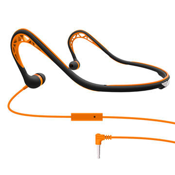 Sports Neckband Headphones with 3.5mm Plug for All Portable Media Player