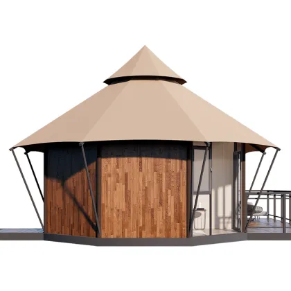 Windproof Resort Luxury Lodge Tent House