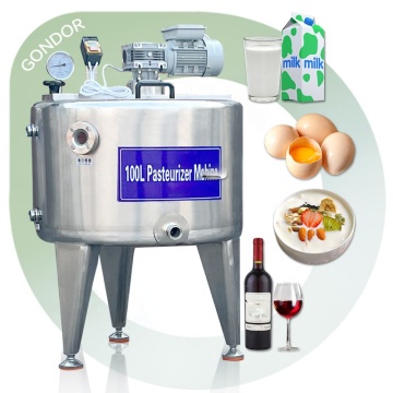 UV Afrique du Sud 1000L Machine de pasteurizer par lot de réservoir pour le lait pasteurisation