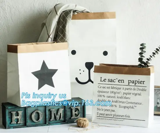 washable paper and tyvek foldable storage sack basket, tyvek bag waterproof storage container hamper baskets