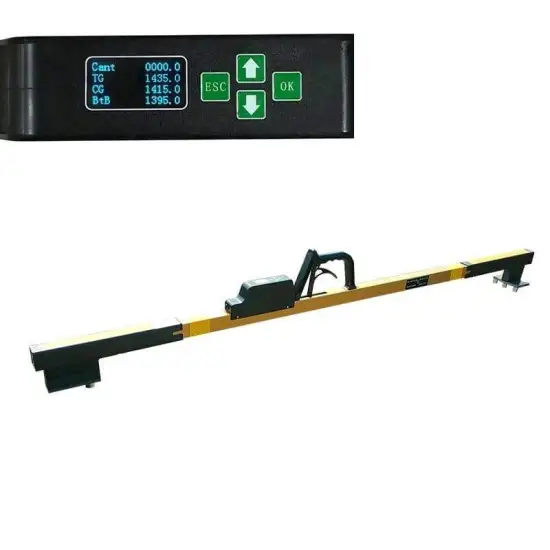 Digital railway track gauge for switch and crossing measuring with width 1000 1067 1435 1520 1600 1676mm