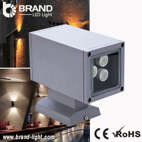 CE RoHS 3 Years Warranty 6W 9W 12W IP65 Outdoor 1 End Wall Light