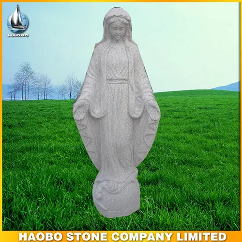 High quality virgin mary jesus statue granite headstone for sale