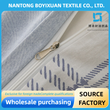 Funda de algodón con diseño de flores de la mañana en la noche