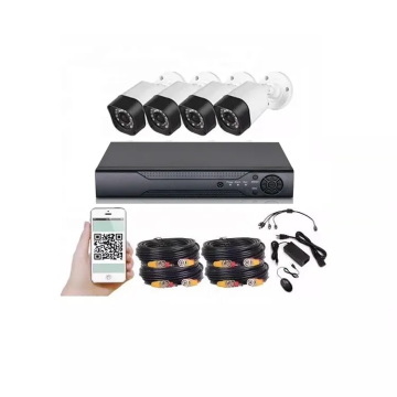 Xmeye AHD H.265 Waterproof Full Color Night Vision 2mp Smart CCTV 4 Sistema della telecamera