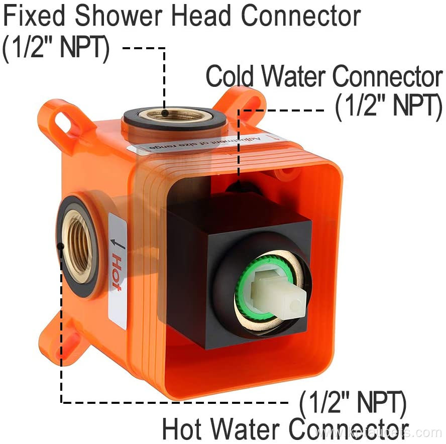 Square Wall Mounted Concealed Shower Set