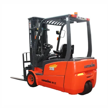 Lonking 3-Wheel Electric Forklift Truck - 2 Ton Capacity
