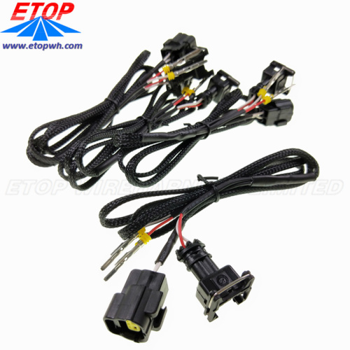 arnés de cableado del conector impermeable sellado ECU del coche