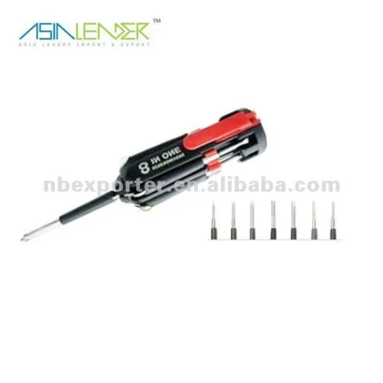 Multifunction Screwdriver with LED Light