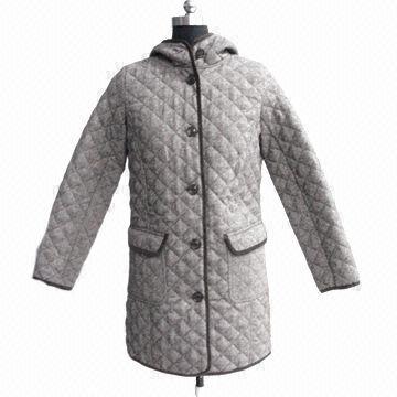 Women's Casual Winter Jackets with Corduroy Fabric Piping