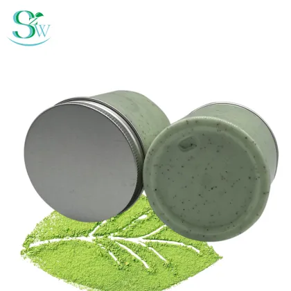 Natural exfoliator matcha facial scrub facial scrubber