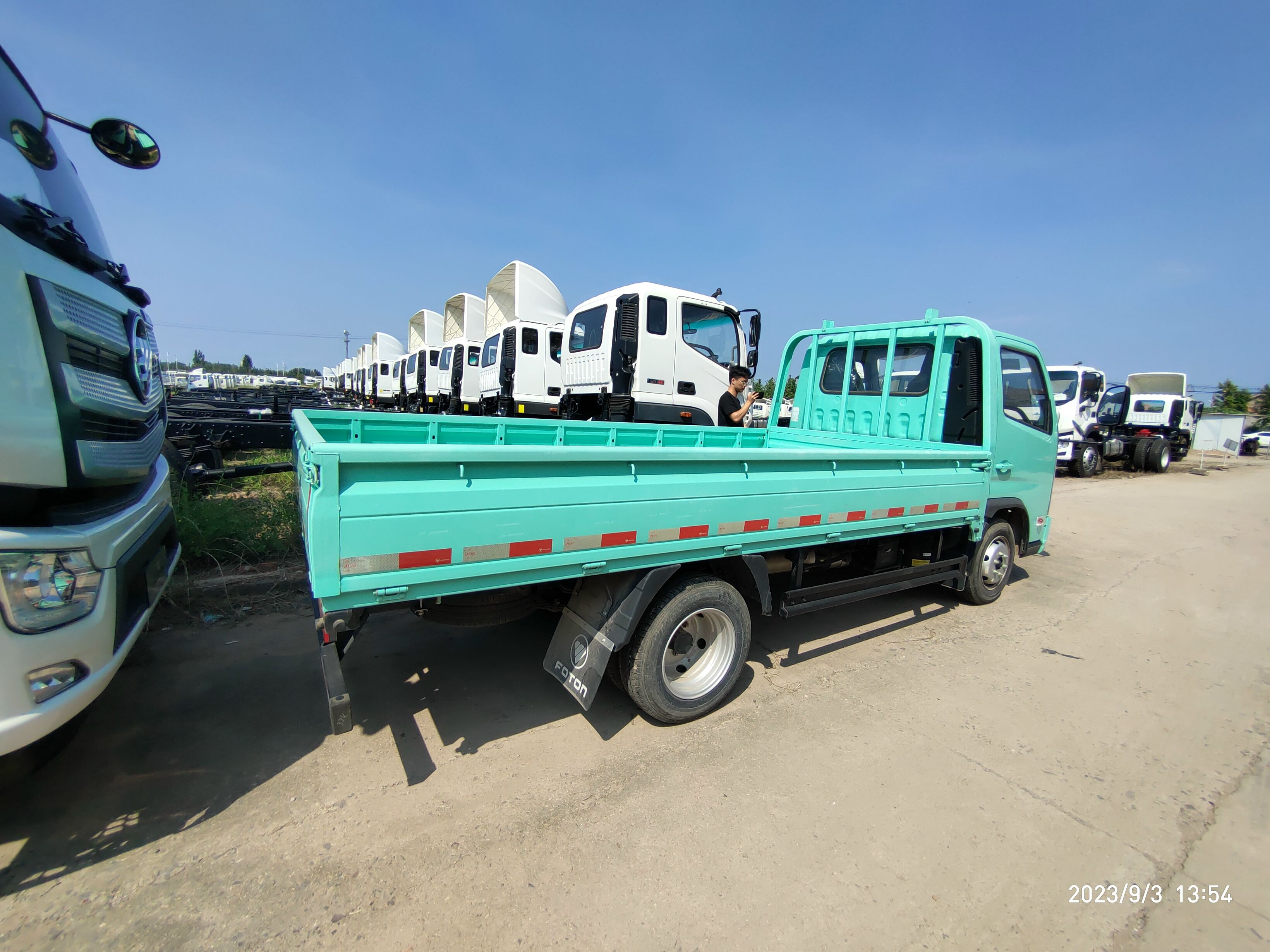 Efficient Mini Cargo Truck for Chemical Transport