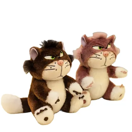 Custom Lucifer Stuffed Cat Plush Toy Keychain - Hot Selling Animation Animal Gift Mascot