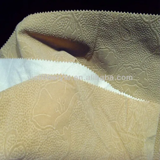 home textiles flocked nylon fabric