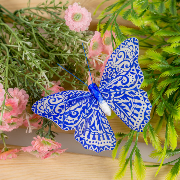 Arte de mariposa 3D para niños en edad preescolar.