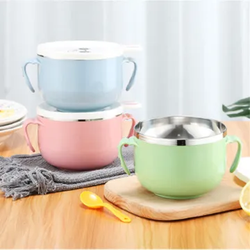 Stainless Steel Double Noodle Bowl