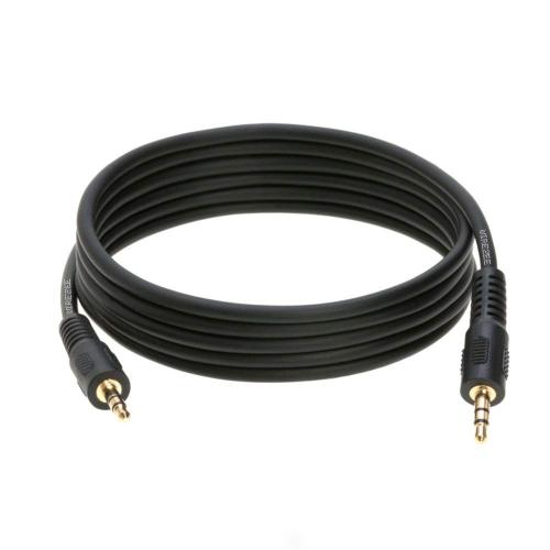 3.5mm stereo fiş kabloları siyah PVC ceket