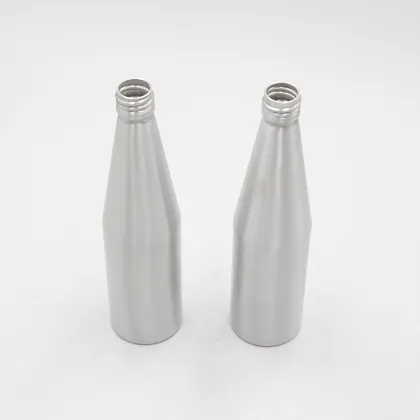 Screw Top Long Neck Metal Bottles