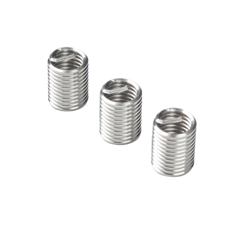 M2-M24 Stainless Steel 304 Tangless Spring Insert Screw Fastener with Natural Surface Thread Insert Carton Packing