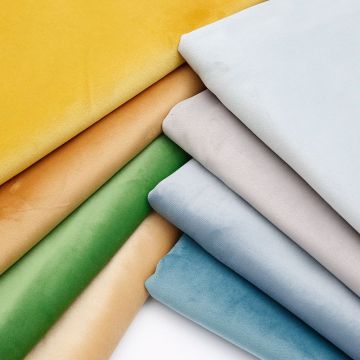 Borong Berkualiti Tinggi Belanda dan Lot Stok Fabrik Velvet Itali: Pilihan Plain Dyed dan Stretch