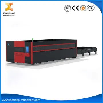 Vollständig schützende Laser-Blechschneidemaschine mit zwei austauschbaren Fasern