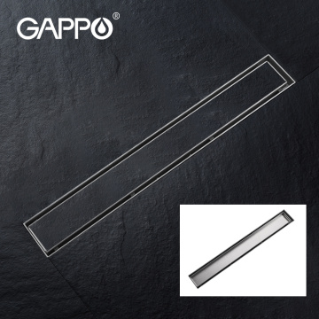 GAPPO Shower Floor drain 304 stainless steel shower floor drain long Linear drainage drain for hotel bathroom kitchen frool