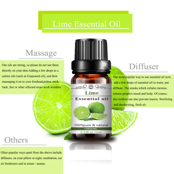 Best Quality Lime Essential Oil for Massage Aromatherapy