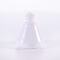 Special shape white serum bottle with silver dropper