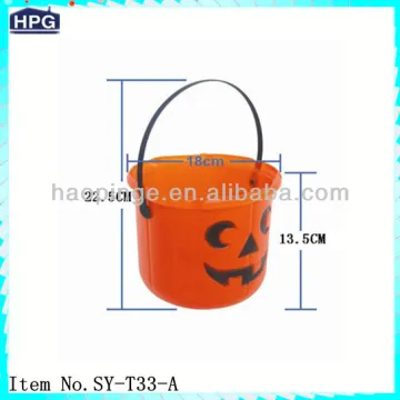 Child Halloween Pumpkin Bucket