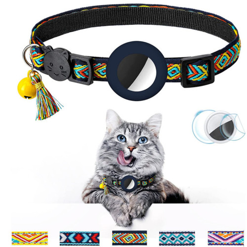 Nylon Lanyards Custom Personalized Tribal Breakaway Gps Cat Collar with Bell Factory